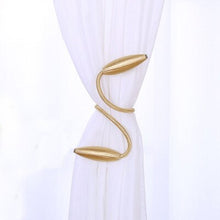 Load image into Gallery viewer, Arbitrary Shape Strong Curtain Tiebacks Alloy Hanging Belts Ropes Curtain Holdback Curtain Rods Accessoires Curtain Ring