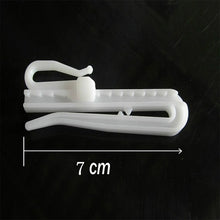 Load image into Gallery viewer, Metal stainless steel Curtain Hanging Hooks Ring Window White Plastic Hooks Home Curtain Accessories High Quality cp056&amp;20