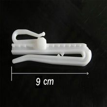 Load image into Gallery viewer, Metal stainless steel Curtain Hanging Hooks Ring Window White Plastic Hooks Home Curtain Accessories High Quality cp056&amp;20