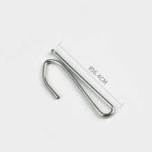 Load image into Gallery viewer, Metal stainless steel Curtain Hanging Hooks Ring Window White Plastic Hooks Home Curtain Accessories High Quality cp056&amp;20
