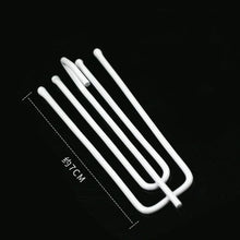Load image into Gallery viewer, Metal stainless steel Curtain Hanging Hooks Ring Window White Plastic Hooks Home Curtain Accessories High Quality cp056&amp;20