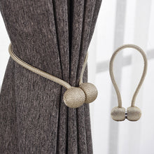 Load image into Gallery viewer, Magnetic Pearl Ball Curtain Tiebacks Tie Backs Holdbacks Buckle Clips Accessory Curtain Rods Accessoires