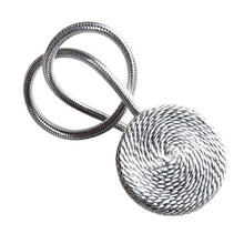 Load image into Gallery viewer, Magnetic Flannel Round Curtain Tiebacks Tie Backs Holdbacks Ring Buckle Clips Accessory Curtain Rods Decoration Accessoires