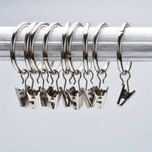 Load image into Gallery viewer, Home Decoration 10 pcs/pack  High Qaulity  Shower  Curtain Rings Clamps Drapery Clips Bath Curtain Rod Clips Window