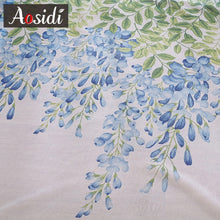 Load image into Gallery viewer, AOSIDI Wisteria Flower Design Home Decor Modern Tulle Curtains For Living Room Bedroom Window Voile Curtains Light Transmission