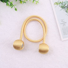 Load image into Gallery viewer, Magnetic Ball Curtain Ring Pearl Tie Rope Backs Clips Accessory  Rods  Holdbacks Buckle Accessoires Hook Holder Home Decor