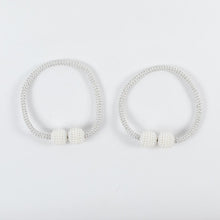 Load image into Gallery viewer, Magnetic Ball Curtain Ring Pearl Tie Rope Backs Clips Accessory  Rods  Holdbacks Buckle Accessoires Hook Holder Home Decor