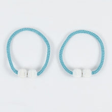 Load image into Gallery viewer, Magnetic Ball Curtain Ring Pearl Tie Rope Backs Clips Accessory  Rods  Holdbacks Buckle Accessoires Hook Holder Home Decor