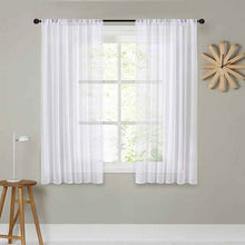 Load image into Gallery viewer, CDIY Short Curtains For Kitchen Voile Curtains For Living Room Modern Bedroom Curtains Window Screening Drapes Decor
