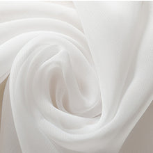 Load image into Gallery viewer, European and American style white Window Screening Solid Door Curtains Drape Panel Sheer Tulle For Living Room AP184#3-40