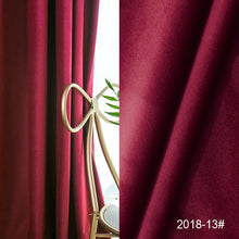 Load image into Gallery viewer, High Shading Velvet Blackout Curtain For Bedroom Living Room Insulating Modern Style Windows Curtain Home Decoration Custom Made