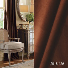 Load image into Gallery viewer, High Shading Velvet Blackout Curtain For Bedroom Living Room Insulating Modern Style Windows Curtain Home Decoration Custom Made