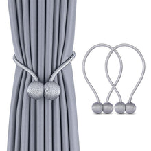 Load image into Gallery viewer, Magnetic Ball New Pearl Curtain Simple Tie Rope Accessory  Rods Accessoires Backs Holdbacks Buckle Clips Hook Holder Home Decor