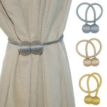 Load image into Gallery viewer, Magnetic Pearl Ball Curtain Tiebacks Tie Backs Holdbacks Buckle Clips Accessory Curtain Rods Accessoires Curtain Decorative