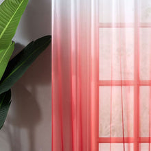 Load image into Gallery viewer, Topfinel Gradient Printed Tulle Transparent Curtains Living Room Bedroom Kitchen Home sheer curtains Decor Tulle at Window