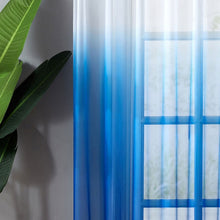 Load image into Gallery viewer, Topfinel Gradient Printed Tulle Transparent Curtains Living Room Bedroom Kitchen Home sheer curtains Decor Tulle at Window