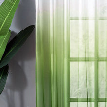 Load image into Gallery viewer, Topfinel Gradient Printed Tulle Transparent Curtains Living Room Bedroom Kitchen Home sheer curtains Decor Tulle at Window