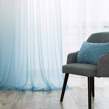 Load image into Gallery viewer, Topfinel Gradient Printed Tulle Transparent Curtains Living Room Bedroom Kitchen Home sheer curtains Decor Tulle at Window