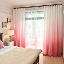 Load image into Gallery viewer, MRTREES Gradient Blackout Window Curtains for Living Room Kitchen Modern Tulle Curtains for Bedroom Window Curtain Fabric Drapes