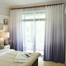Load image into Gallery viewer, MRTREES Gradient Blackout Window Curtains for Living Room Kitchen Modern Tulle Curtains for Bedroom Window Curtain Fabric Drapes