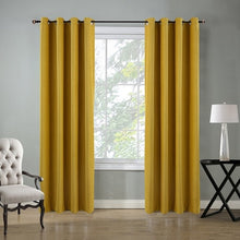 Load image into Gallery viewer, Modern Solid Velvet Blackout Curtains for Living Room Bedroom Soft Comfortable Blinds Windows Curtain Custom Size Plain Door