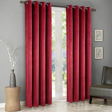 Load image into Gallery viewer, Modern Solid Velvet Blackout Curtains for Living Room Bedroom Soft Comfortable Blinds Windows Curtain Custom Size Plain Door