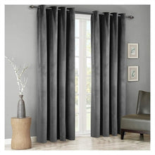 Load image into Gallery viewer, Modern Solid Velvet Blackout Curtains for Living Room Bedroom Soft Comfortable Blinds Windows Curtain Custom Size Plain Door