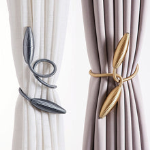 Load image into Gallery viewer, Arbitrary shape strong curtains with plush alloy strap rope curtain baffle curtain rod accessories