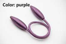 Load image into Gallery viewer, Arbitrary shape strong curtains with plush alloy strap rope curtain baffle curtain rod accessories