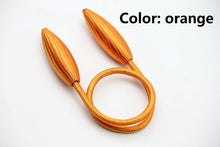 Load image into Gallery viewer, Arbitrary shape strong curtains with plush alloy strap rope curtain baffle curtain rod accessories