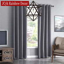 Load image into Gallery viewer, JRD Modern Blackout Curtains For Living Room Window Curtains For Bedroom Curtains Fabrics Ready Made Finished Drapes Blinds Tend