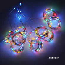 Load image into Gallery viewer, 3m LED Curtain fairy lights garland Remote Control USB string lights Bedroom Wedding Party Christmas Decoration Holiday lighting