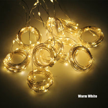 Load image into Gallery viewer, 3m LED Curtain fairy lights garland Remote Control USB string lights Bedroom Wedding Party Christmas Decoration Holiday lighting