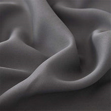 Load image into Gallery viewer, White Thermal Insulated Blackout Curtains for Living Room bedroom gray thick window curtain treatment