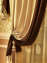 Load image into Gallery viewer, Luxury European Style Thickening Shading Pure Color Window Valance Italy Velvet Curtains for Living Room bedroom dining room 01
