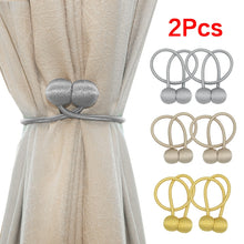 Load image into Gallery viewer, Magnetic Pearl Ball Curtain Tiebacks Tie Backs Holdbacks Buckle Clips Accessory Curtain Rods Accessoires Curtain Decorative