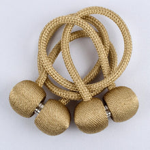 Load image into Gallery viewer, 1PC Magnetic Pearl Ball Curtain Tiebacks Tie Backs Holdbacks Buckle Clips Accessory Curtain Rods Accessoires
