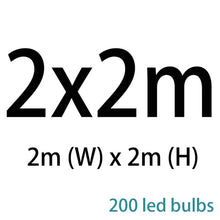 Load image into Gallery viewer, 2x2/3x3/3x6m led icicle led curtain fairy string light fairy light 300 led Christmas light for Wedding home window party decor