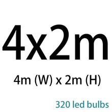 Load image into Gallery viewer, 2x2/3x3/3x6m led icicle led curtain fairy string light fairy light 300 led Christmas light for Wedding home window party decor