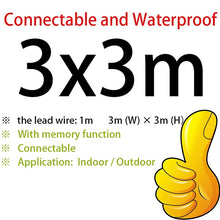 Load image into Gallery viewer, 2x2/3x3/3x6m led icicle led curtain fairy string light fairy light 300 led Christmas light for Wedding home window party decor