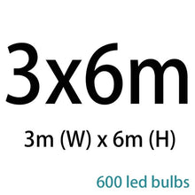 Load image into Gallery viewer, 2x2/3x3/3x6m led icicle led curtain fairy string light fairy light 300 led Christmas light for Wedding home window party decor