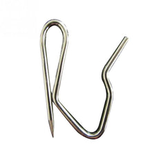Load image into Gallery viewer, 100 PCS For Pleating Tape Galvanized Nickle Plated Pinch Metal Curtain Hook Home Decor NEW HOT SALES