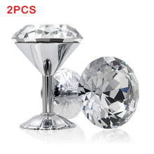 Load image into Gallery viewer, 2 PCS Durable Exquisite Shiny Rhinestone Curtain Hook Drapery Tassel Accessories Light Reflective Zinc Alloy Tiebacks Home Decor