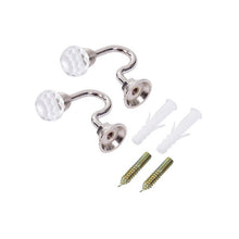 Load image into Gallery viewer, Vacclo 1 pair Retro Crystal Glass Curtain Holdback Wall Tie Back Hook Hanger Holder Drawer Handle Curtain Accessories Hanger