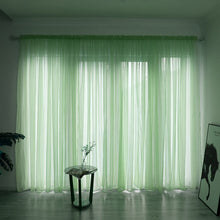 Load image into Gallery viewer, Solid Color Line Curtain Window String Curtains For Living Room Bedroom Drape Panel Sheer Tulle Modern Window Treatments