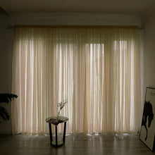 Load image into Gallery viewer, Solid Color Line Curtain Window String Curtains For Living Room Bedroom Drape Panel Sheer Tulle Modern Window Treatments