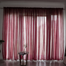 Load image into Gallery viewer, Solid Color Line Curtain Window String Curtains For Living Room Bedroom Drape Panel Sheer Tulle Modern Window Treatments