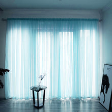 Load image into Gallery viewer, Solid Color Line Curtain Window String Curtains For Living Room Bedroom Drape Panel Sheer Tulle Modern Window Treatments