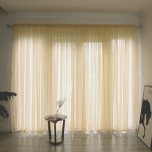 Load image into Gallery viewer, Solid Color Line Curtain Window String Curtains For Living Room Bedroom Drape Panel Sheer Tulle Modern Window Treatments