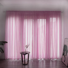 Load image into Gallery viewer, Solid Color Line Curtain Window String Curtains For Living Room Bedroom Drape Panel Sheer Tulle Modern Window Treatments